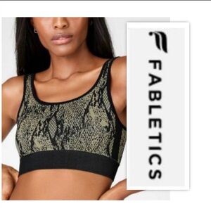 Fabletics Kamila Snakeskin Seamless Bra